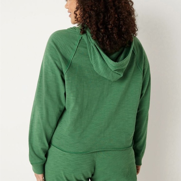 LOUNGE COTTON ZIP-UP HOODIE - Picture 2 of 6